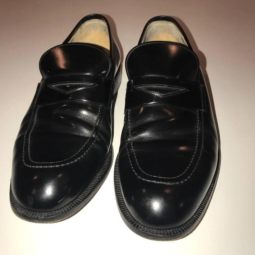 Italy Panelli leather loafers size‎ 10D